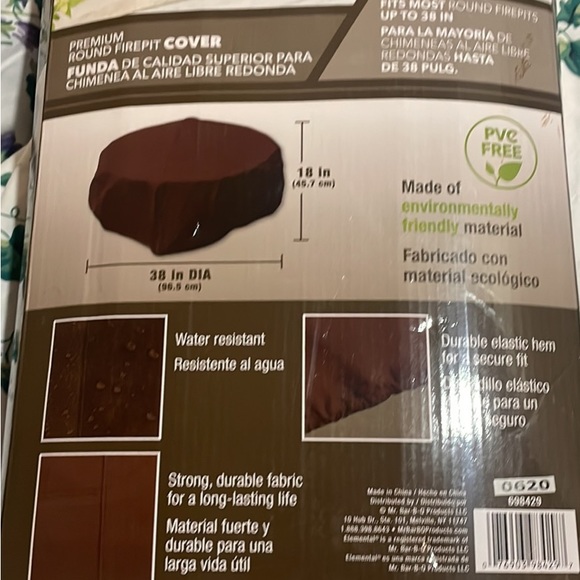 Elemental outdoor Fire pit cover - Picture 2 of 2